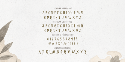 Foliage Story Font Poster 6