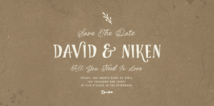 Foliage Story Font Poster 3