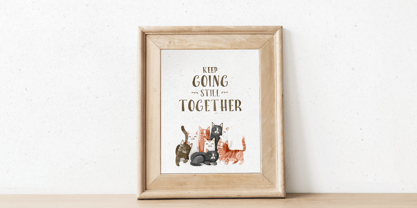 Foliage Story Font Poster 7