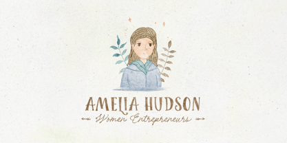 Foliage Story Font Poster 2