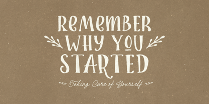 Foliage Story Font Poster 10