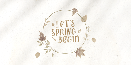 Foliage Story Font Poster 5