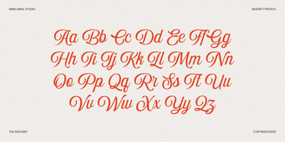 The Rachery Font Poster 8