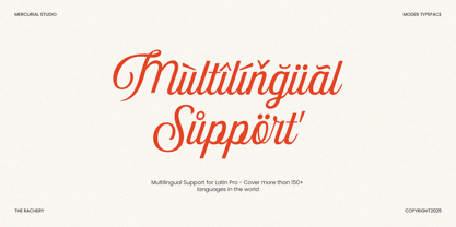 The Rachery Font Poster 13