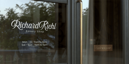 The Rachery Font Poster 9