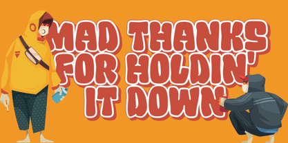 Throwie Font Poster 10