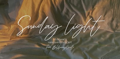 Sunday light Font Poster 1