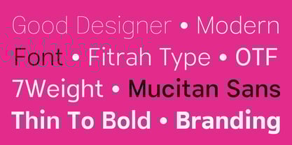 Mucitan Sans Font Poster 9