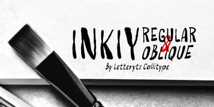 Inkiy Font Poster 1