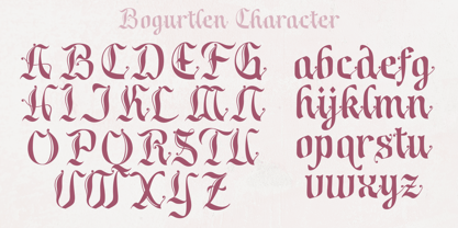 Bogurtlen Font Poster 3