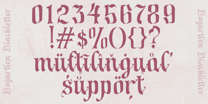 Bogurtlen Font Poster 6