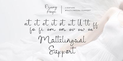 Dreamy Angel Font Poster 10