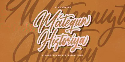 Matequn Historiya Font Poster 1