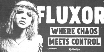 Fluxor Font Poster 7