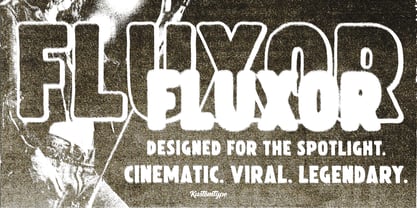 Fluxor Font Poster 10