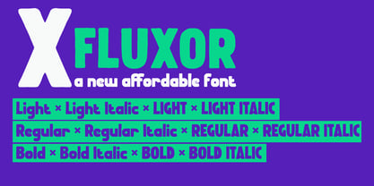 Fluxor Font Poster 5