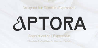 Aptora Font Poster 1