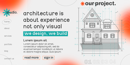 Aptora Font Poster 7