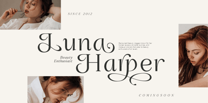 Avaline Bright Font Poster 2