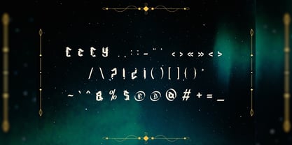 Sinevas Font Poster 3