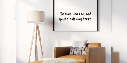 Sinevas Font Poster 7