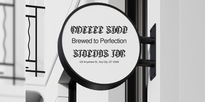 Sinevas Font Poster 8