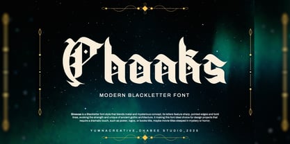 Sinevas Font Poster 6