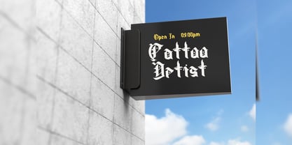 Sinevas Font Poster 11