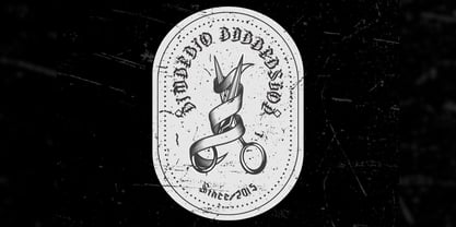 Sinevas Font Poster 12