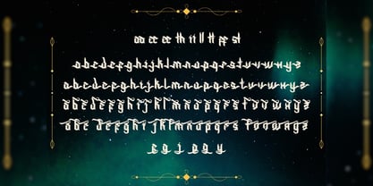 Sinevas Font Poster 5