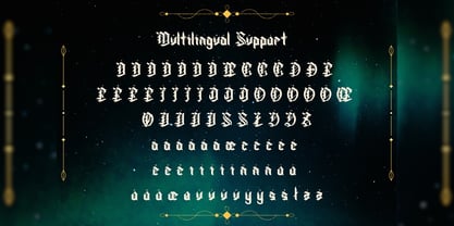 Sinevas Font Poster 4