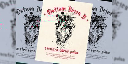 Sinevas Font Poster 14