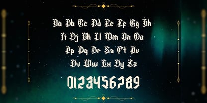 Sinevas Font Poster 2