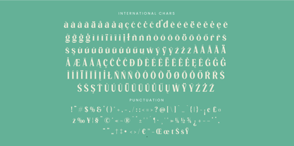 Manica Font Poster 15
