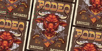 Bold Bottom Font Poster 2