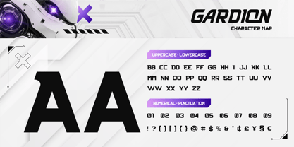 Gardion Font Poster 2