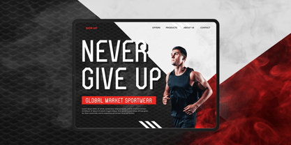 Rockbal Font Poster 9