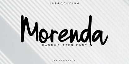 Morenda Font Poster 1