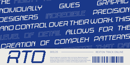 Bafline Pixel Font Poster 4