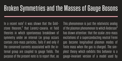 Higgs Font Poster 10