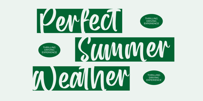 Hottes Summer Font Poster 7