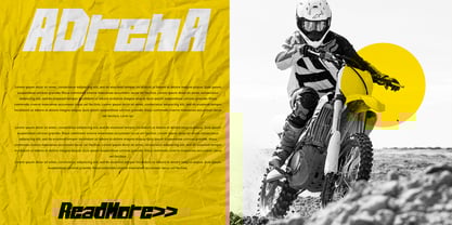 Thifloss Font Poster 3