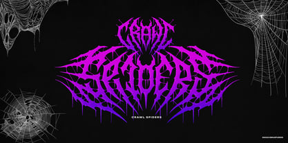 Araknix Font Poster 3