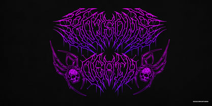 Araknix Font Poster 4