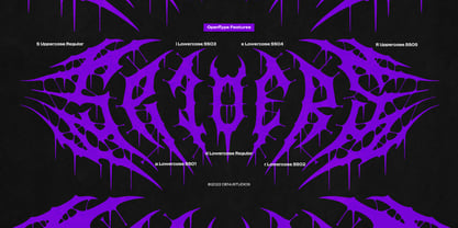 Araknix Font Poster 10