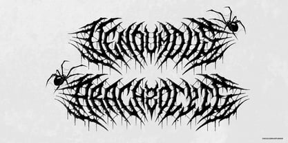 Araknix Font Poster 2