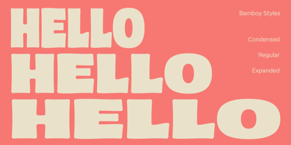 Bamboy Font Poster 5