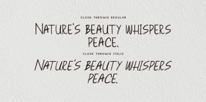 CF Clusk Throwie Font Poster 7