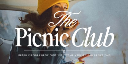 The Picnic Club Font Poster 1