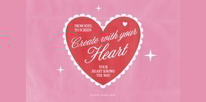 The Picnic Club Font Poster 3